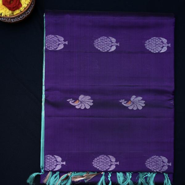 Soft Silk Violet Saree