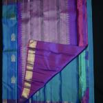 Kanchipuram Silk Blue Saree