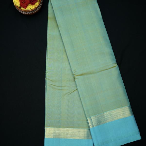Kanchipuram Silk Sea Green Saree