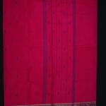 Handwoven Pink Cotton Saree