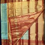 Kanchipattu Turquoise Blue Saree