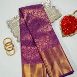 2G GOLD PURPLE SAREE