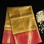 Kanchipuram Silk Brocade Tissue Saree