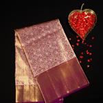 Kanchipuram Silk Lilac Pink Saree