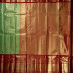 Kanchipuram Silk Green Brocade Saree