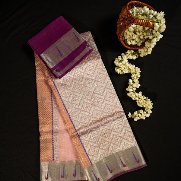 Zari Kota Lilac with Purple