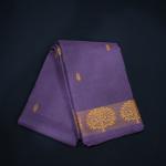 Lavender Kanchi Handloom Cotton Saree