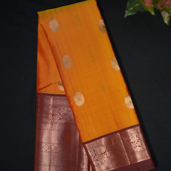 Kanchi Soft Silk Mustard Yellow