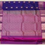 Kanchi Soft Silk Navy Blue Saree