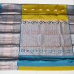 Kanchi Soft Silk Yellow Saree