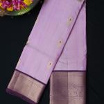 Kanchi Soft Silk Lilac Pink Saree