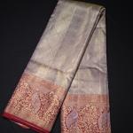 Kanchipuram Lavender Saree With Meenakari Border