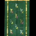 Uppada Silk Dark Green Saree