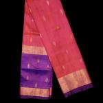 Uppada Silk Tomato Red Saree