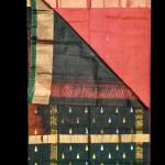 Uppada Silk Tomato Red with Wine Colour Saree