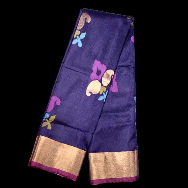 Uppada Silk Royal Blue Saree