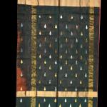 Uppada Silk Tomato Red with Wine Colour Saree