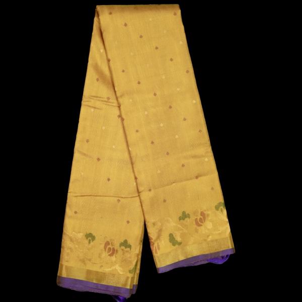 Uppada Silk Yellow Saree