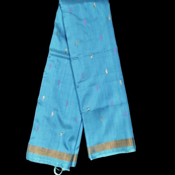 Uppada Silk Light Blue Saree